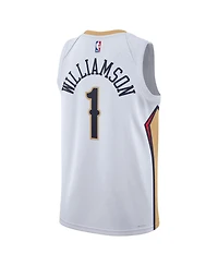 Men's Nike Zion Williamson White New Orleans Pelicans Swingman Jersey - Association Edition