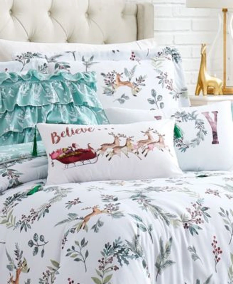Southshore Fine Linens Happy Holidays Reversable 6 Piece Comforter Set