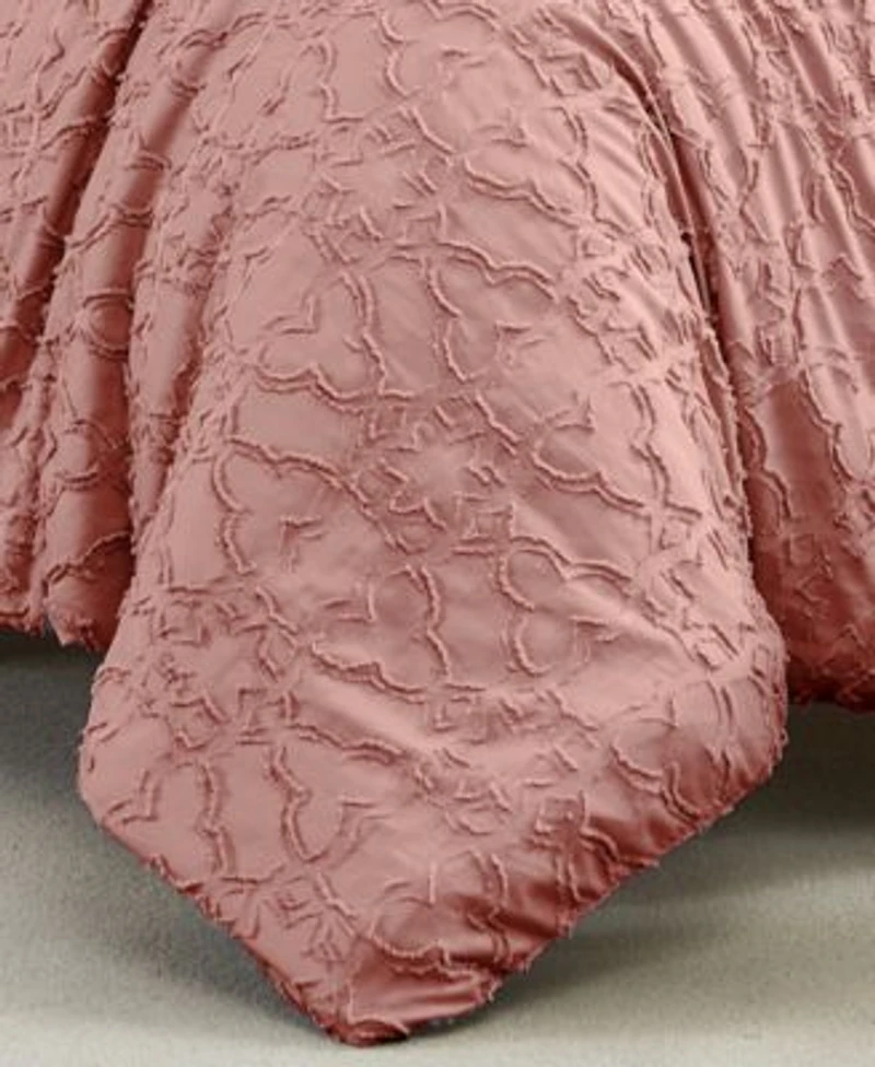 Southshore Fine Linens Stella Clipped Jacquard Comforter Set