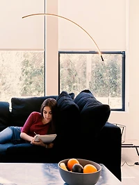 Sparq 67" Dimmable Led Modern Arc Floor Lamp
