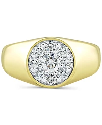 Grown With Love Men's Lab Grown Diamond Cluster Ring (1 ct. t.w.) in 10k Gold
