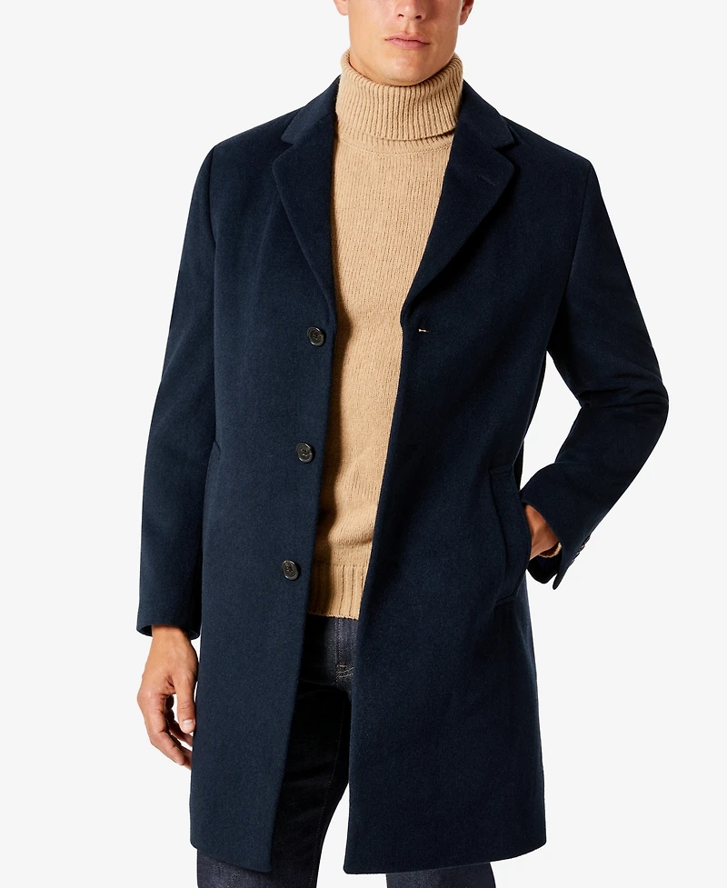 Kenneth Cole Reaction Men's Single-Breasted Classic Fit Overcoat