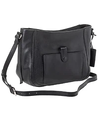 Mancini Women's Pebbled Sophia Crossbody Handbag