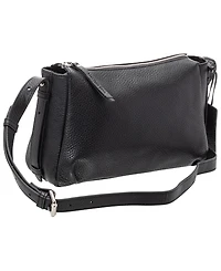 Mancini Women's Pebbled Charlize Crossbody Handbag