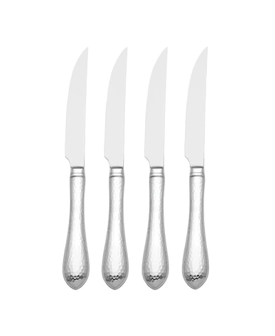 Reed & Barton Hammered Antique Like 4 Pieces Steak Knife Set