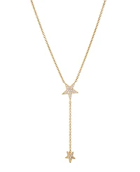 Ava Nadri Star Pendant Y Necklace in 18K Gold Plated Brass