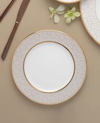 Noritake Noble Pearl Set Of 4 Salad Plates, 8-1/2"