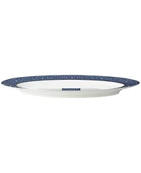 Noritake Infinity Blue Oval Platter
