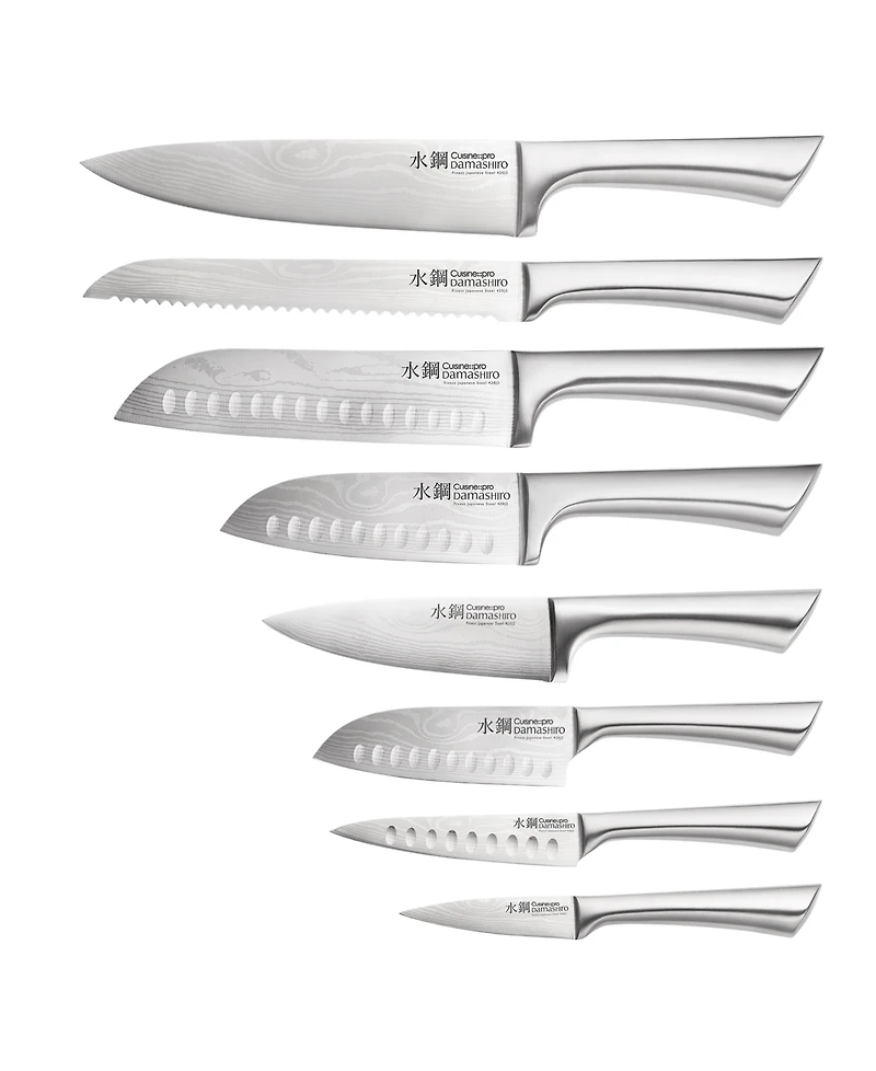 Cuisine::pro Damashiro Bodo Knife Block With Chopping Board Set, 10 Piece