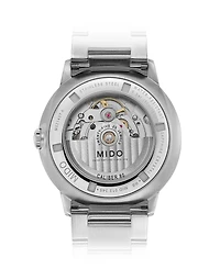Mido Men's Swiss Automatic Commander Stainless Steel Bracelet Watch 40mm