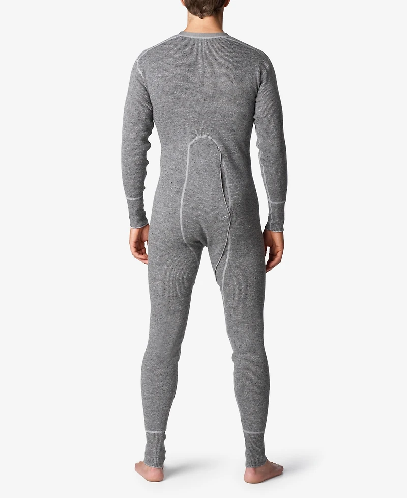 Stanfield's Men's Heavy Weight Rib Knit Wool Long Sleeve Onesie