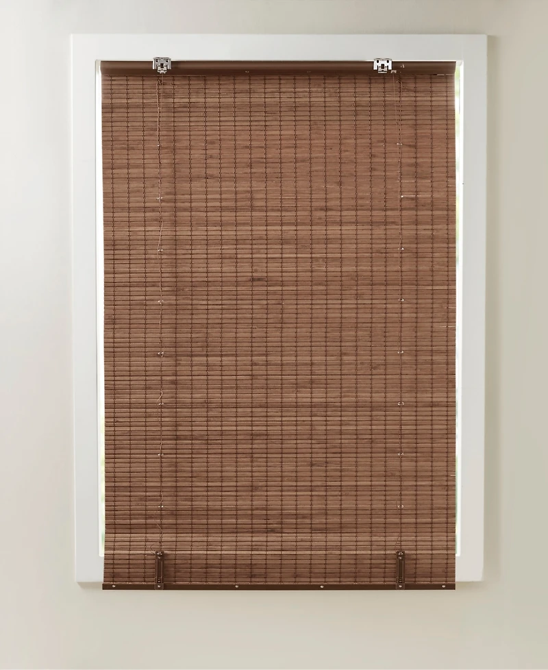 Madison Park Bamboo Light Filtering Roman Shade, Single Panel for Bedroom, light filtering 100% Natural bamboo window Roman Shades for Living Room, Wi