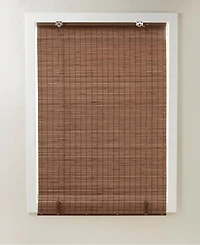 Madison Park Bamboo Light Filtering Roman Shade, Single Panel for Bedroom, light filtering 100% Natural bamboo window Roman Shades for Living Room, Wi