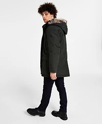 Michael Kors Men's Hooded Bib Snorkel Parka, Created for Macy's
