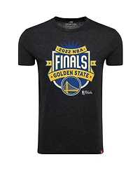 Men's Sportiqe Black Golden State Warriors 2022 Nba Finals Crest Comfy T-shirt