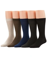 Perry Ellis Portfolio Men's 5-Pk. Ribbed Crew Socks