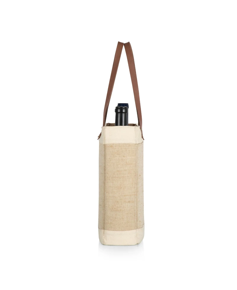 Legacy Pinot Jute 3 Bottle Insulated Wine Bag