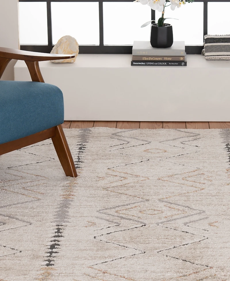 Mink Home Leisure Rune 3'3" x 5'3" Area Rug