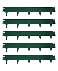 Outdoor Lawn and Garden Heavy-Duty Steel Metal Flexible Landscape Edging Borders - 16' - 5pk