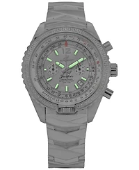 Abingdon Co. Women's Jackie Chronograph Multifunctional Stainless Steel Bracelet Watch 41-1/2mm