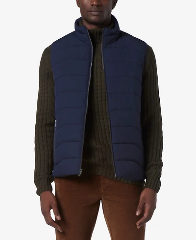 Marc New York Men's Garrick Stretch Packable Quilted Vest