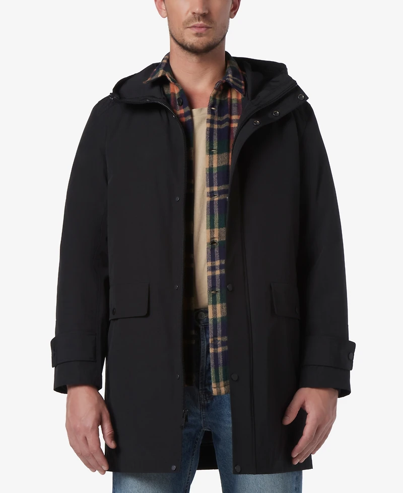 Marc New York Men's Tucker Oxford Parka with Removable Quilted Liner