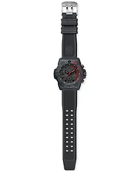 Luminox Men's Swiss Chronograph Navy Seal Dive Black Rubber Strap Watch 45mm