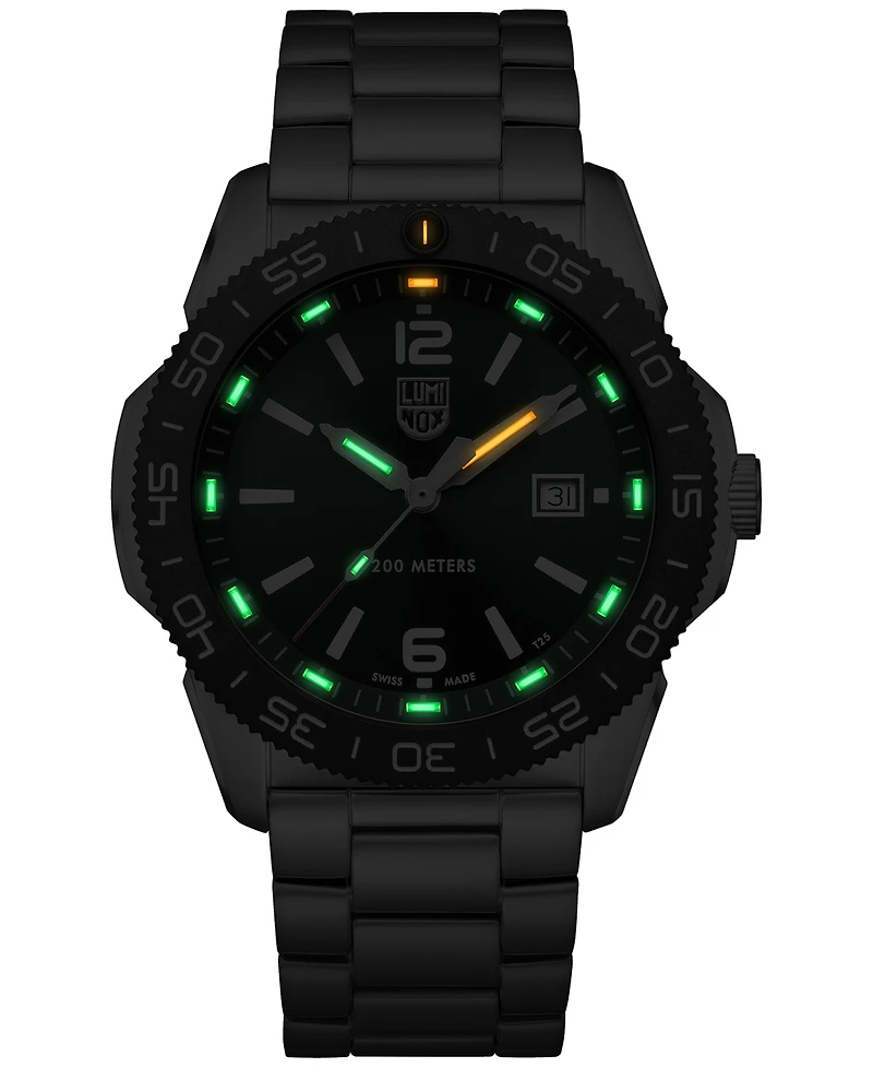 Luminox Men's Swiss Pacific Diver Stainless Steel Bracelet Watch 44mm