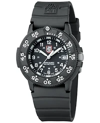Luminox Men's Swiss Original Navy Seal Evo Series Military Dive Black Rubber Strap Watch 43mm