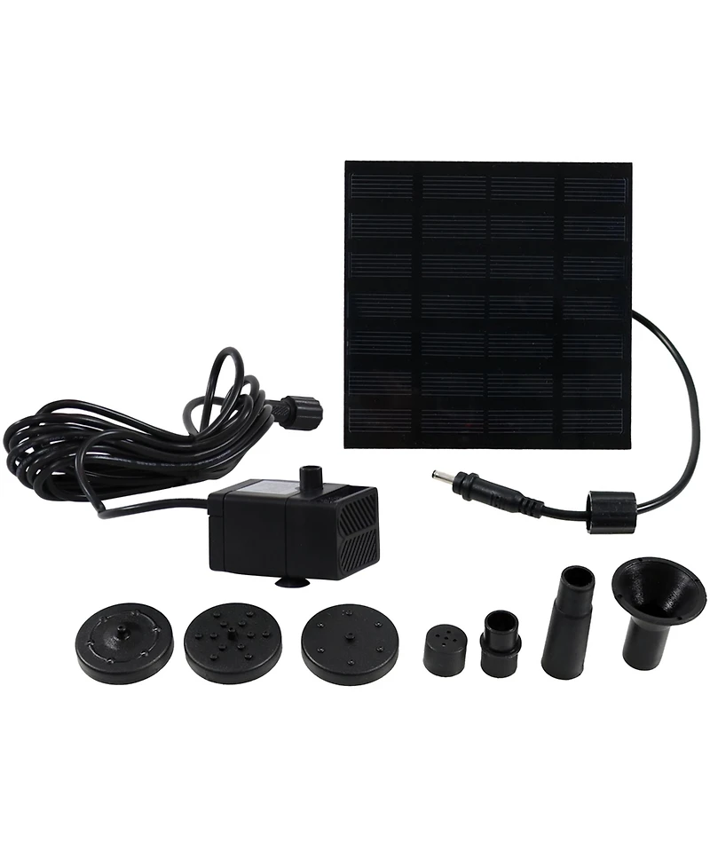 Outdoor Landscape Pond Pool Bird Bath Fountain Small Solar Powered Submersible Water Pump - 40 Gph