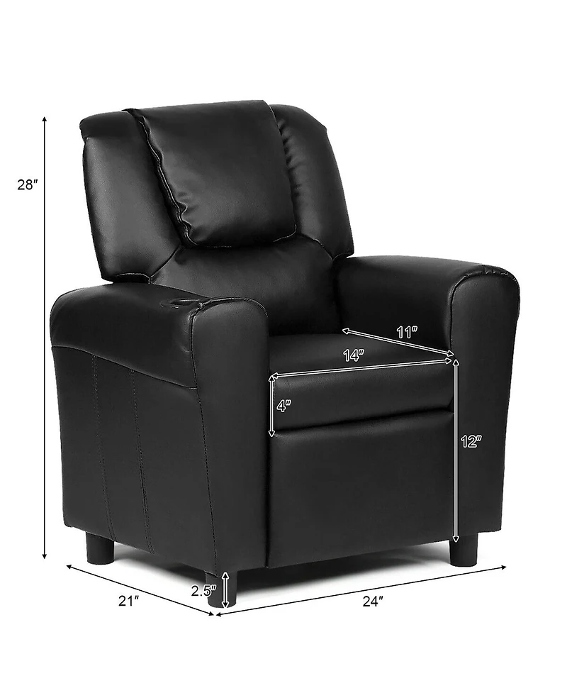 Kids Recliner Armchair Children's Furniture Sofa Couch Chair