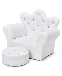 Pink Kids Sofa Armrest Chair Couch Children Toddler