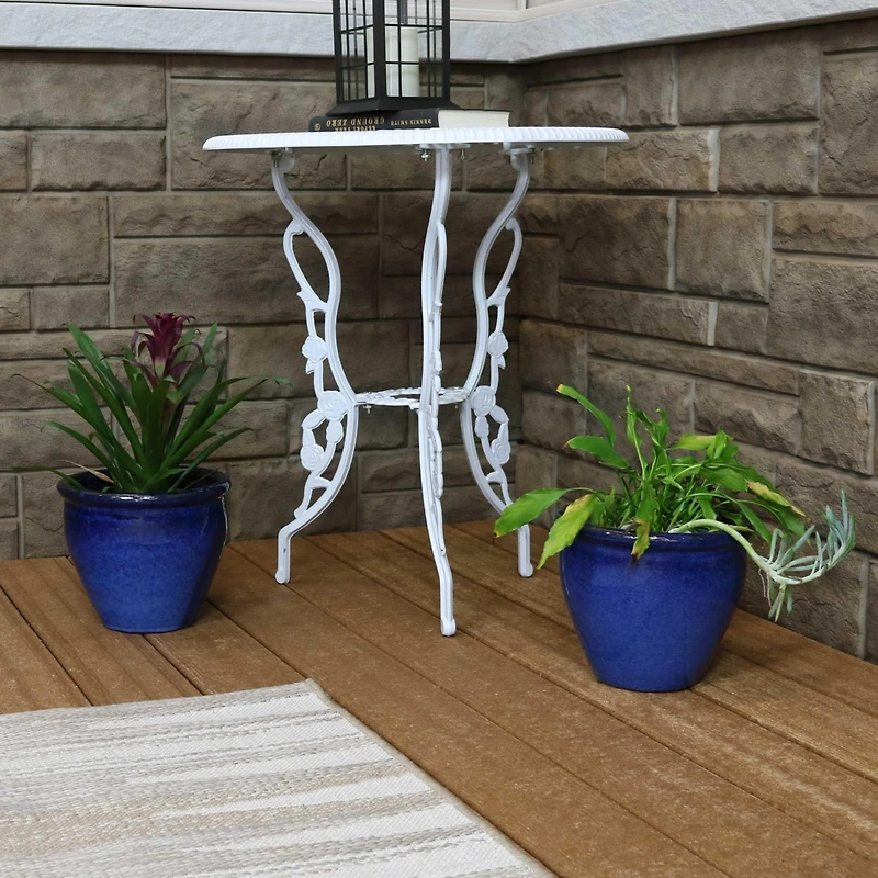 Chalet Outdoor/Indoor High-Fired Glazed Uv- and Frost-Resistant Ceramic Planters with Drainage Holes - 2-Pack