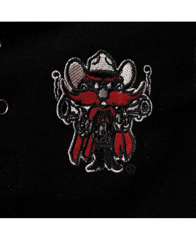 Toddler Boys Colosseum Black, Heathered Gray Texas Tech Red Raiders Poppies Hoodie and Sweatpants Set