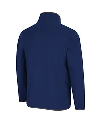 Men's Colosseum Navy Auburn Tigers Rebound Snap Pullover Jacket