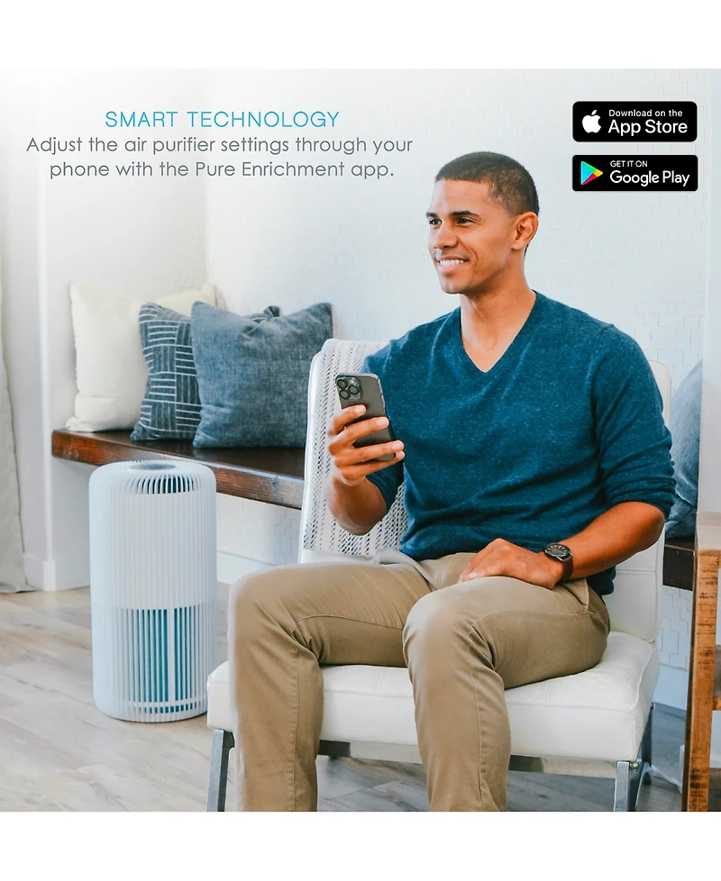 Pure Enrichment Smart 5-in-1 True Hepa Air Purifier
