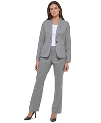 Tommy Hilfiger Women's Glen Plaid Single-Button Blazer
