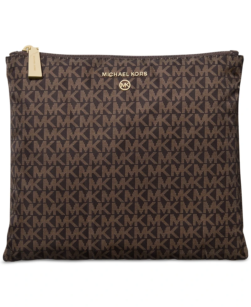 Michael Kors Logo Jet Set Travel Large Packable Nylon Tote