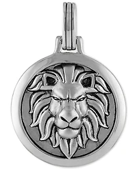 Esquire Men's Jewelry Lion Amulet Pendant in Sterling Silver, Created for Macy's