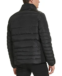 Kenneth Cole Men's Mixed Quilted Puffer Jacket