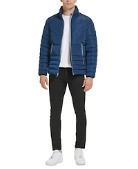 Kenneth Cole Men's Mixed Quilted Puffer Jacket