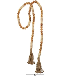 Rosemary Lane Handmade Beaded Garland with Tassel