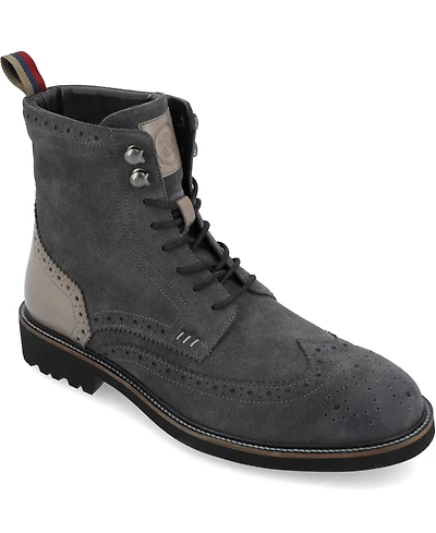 Thomas & Vine Men's Welch Tru Comfort Foam Wingtip Ankle Boots