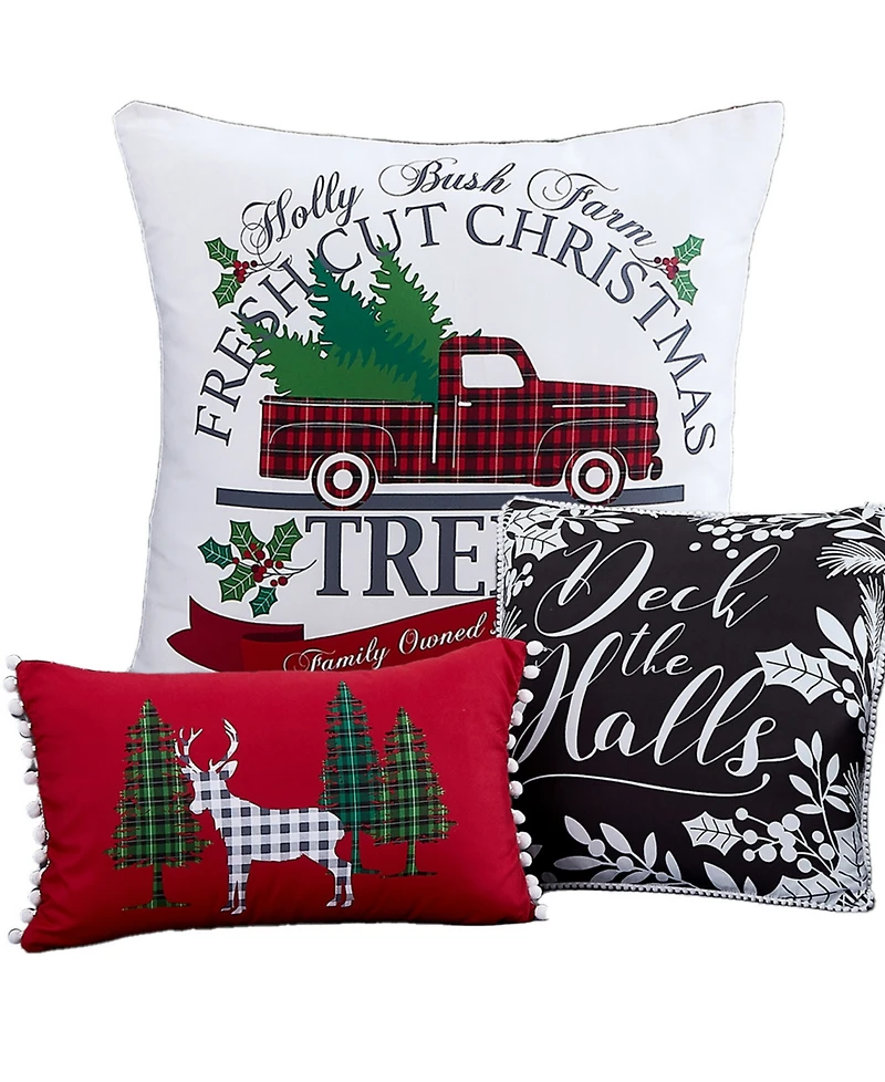 Southshore Fine Linens Merry Town Christmas Reversible 6-Pc. Comforter Set