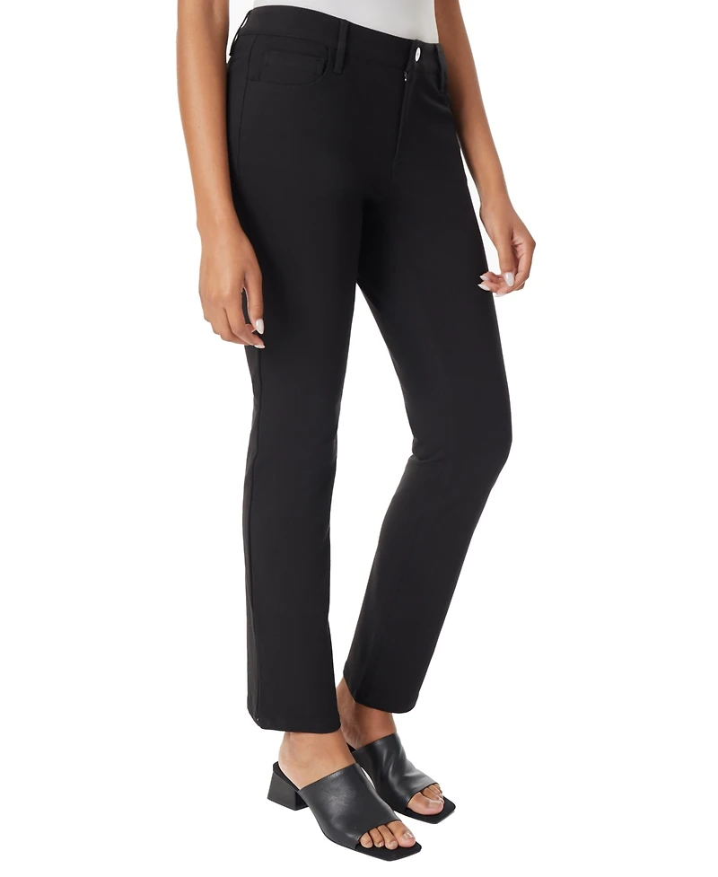 Jones New York Petite Straight Leg Lexington Compression Pants