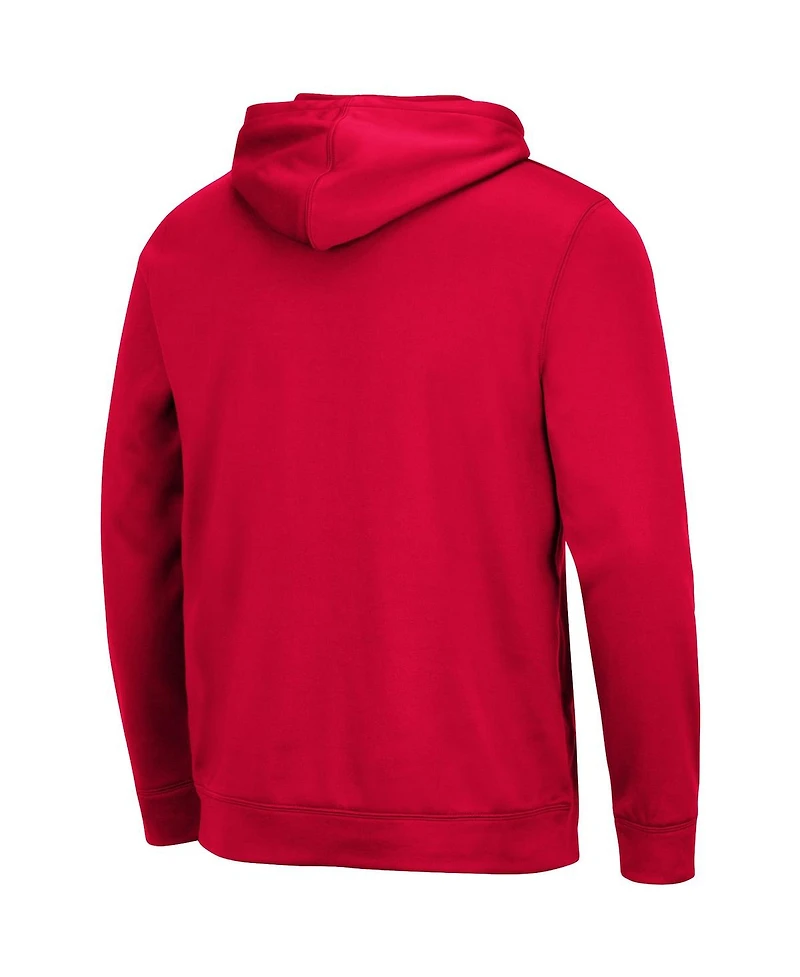 Men's Colosseum Scarlet Rutgers Knights Lantern Pullover Hoodie