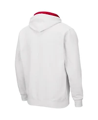 Colosseum Men's Rutgers Scarlet Knights Arch & Logo 3.0 Full-Zip Hoodie