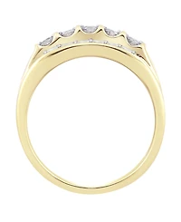 Men's Diamond Cluster Ring (1 ct. t.w.) in 10k Gold