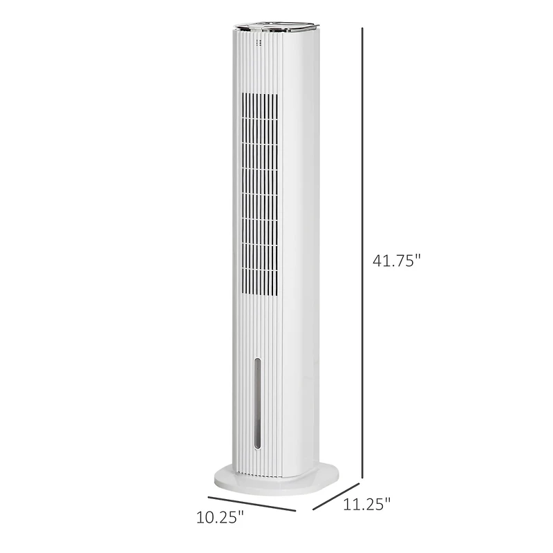 Homcom Portable Air Cooler and Humidifier Cooling Fan for Bedroom