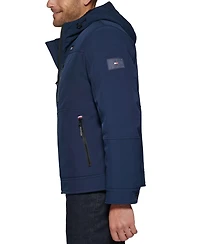 Tommy Hilfiger Men's Sherpa-Lined Softshell Hooded Jacket